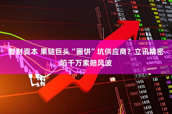 智财资本 果链巨头“画饼”坑供应商？立讯精密陷千万索赔风波