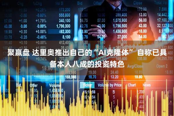 聚赢盘 达里奥推出自己的“AI克隆体” 自称已具备本人八成的投资特色